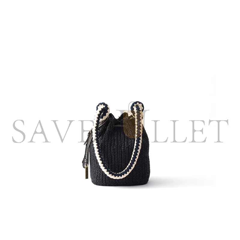 PRADA CROCHET MINI BUCKET BAG 1BE068 (19.5*15.5*10cm)